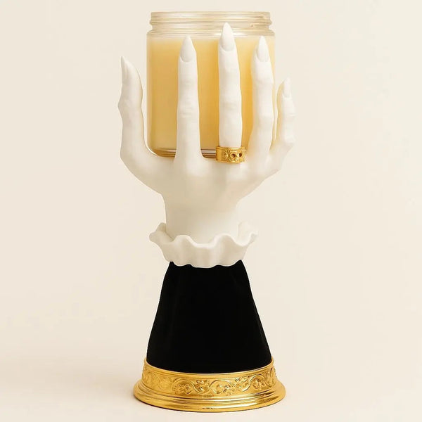 Salem Witch Hand Candle Holder