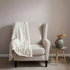 Evelyn Handwoven Icelandic Wool Blanket