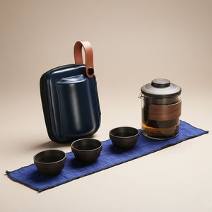 Kung Fu Gongfu Purple Clay Travel Tea Set
