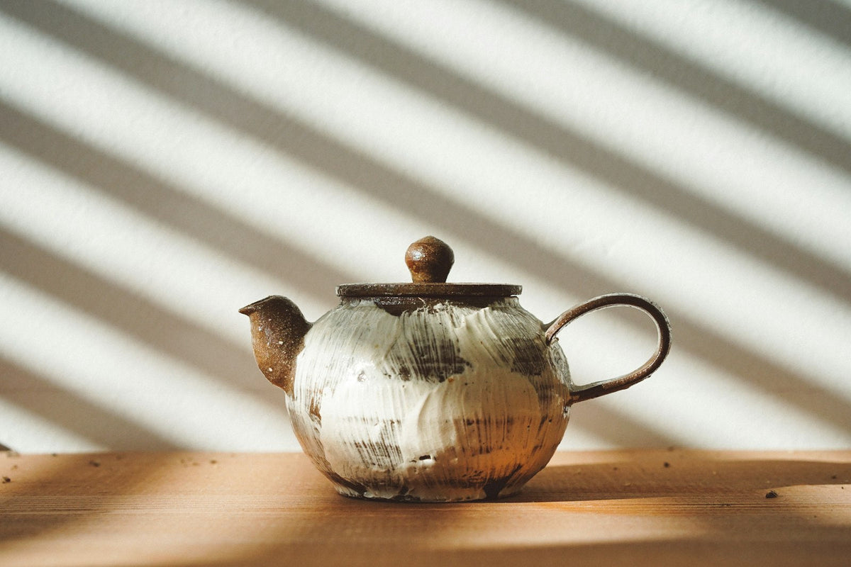 Teapot on a table