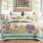 Elara Cotton Quilt 3-Piece Bedding Set