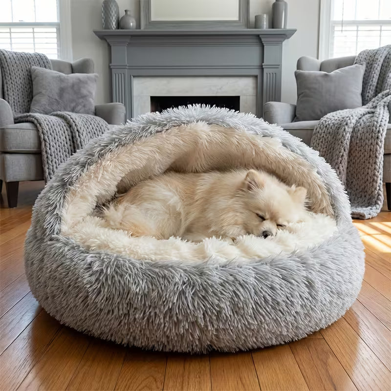 CozyCave™-  Soft Plush Pet Bed