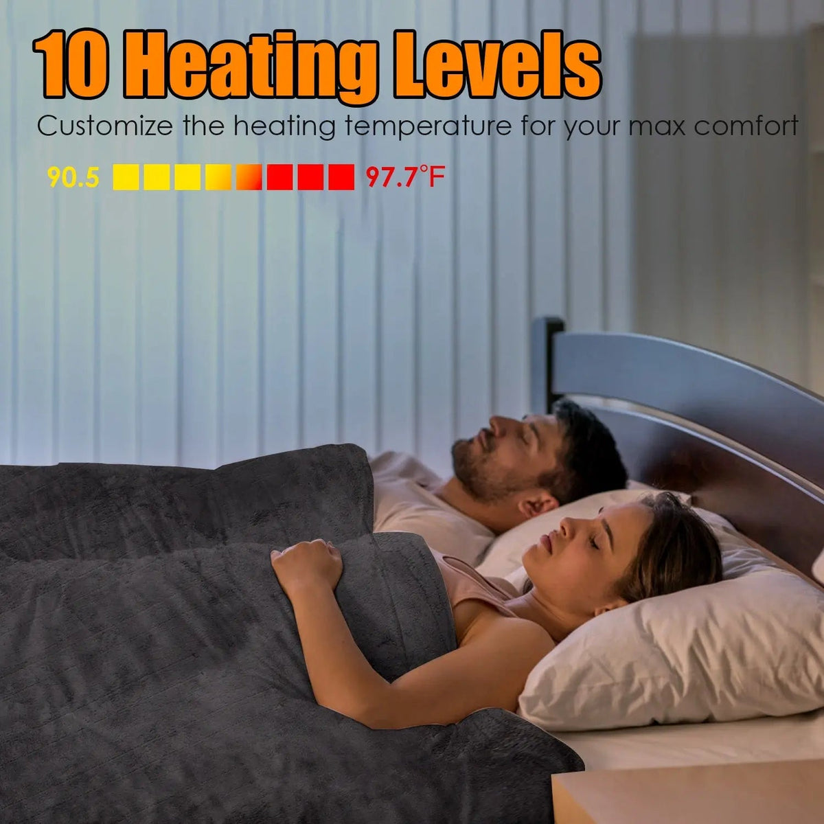 Maduro Electric Heated Fleece Blanket