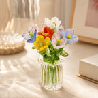 Floria Miniature Glass Flower Set