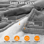 Maduro Electric Heated Fleece Blanket