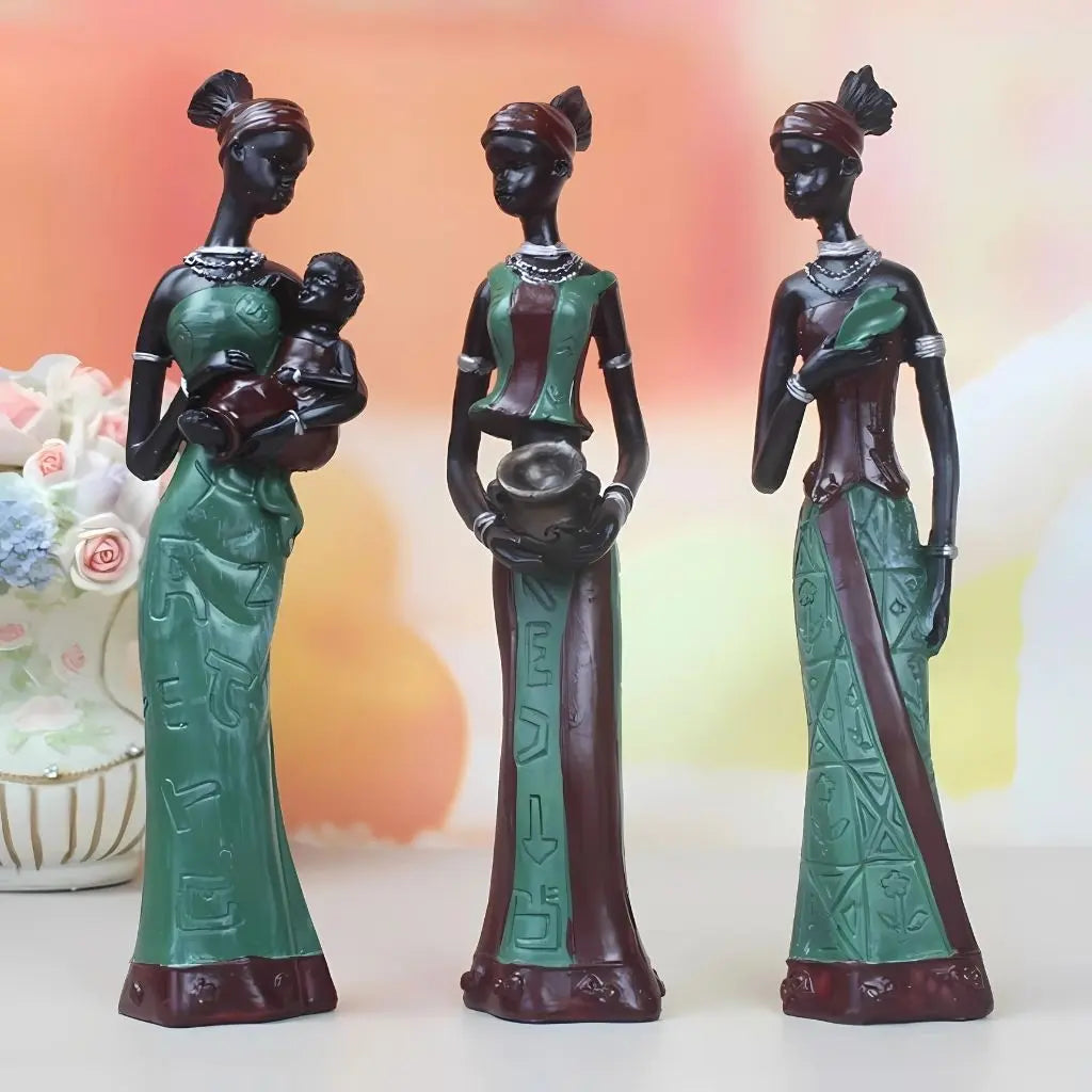 Amara African Figurine Set