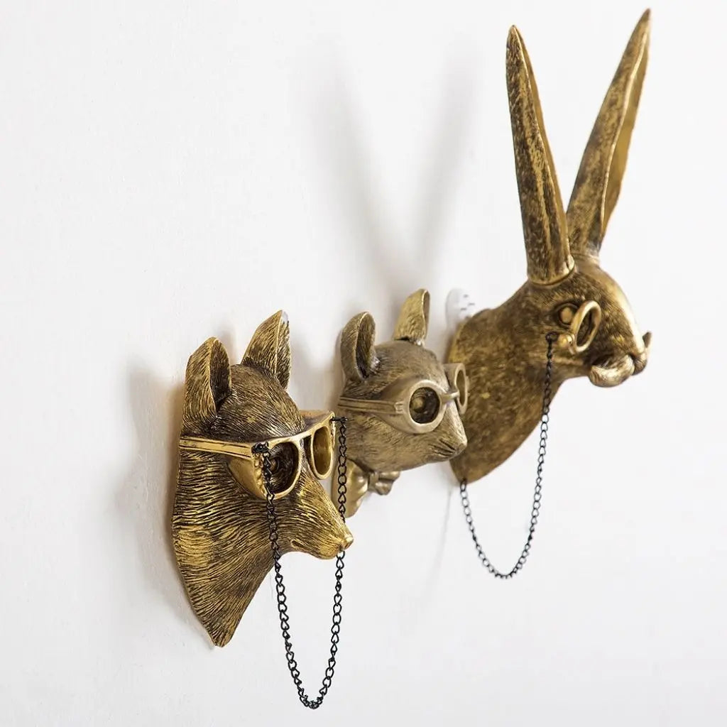 Aldric Bronze Animal Wall Décor