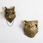 Aldric Bronze Animal Wall Décor