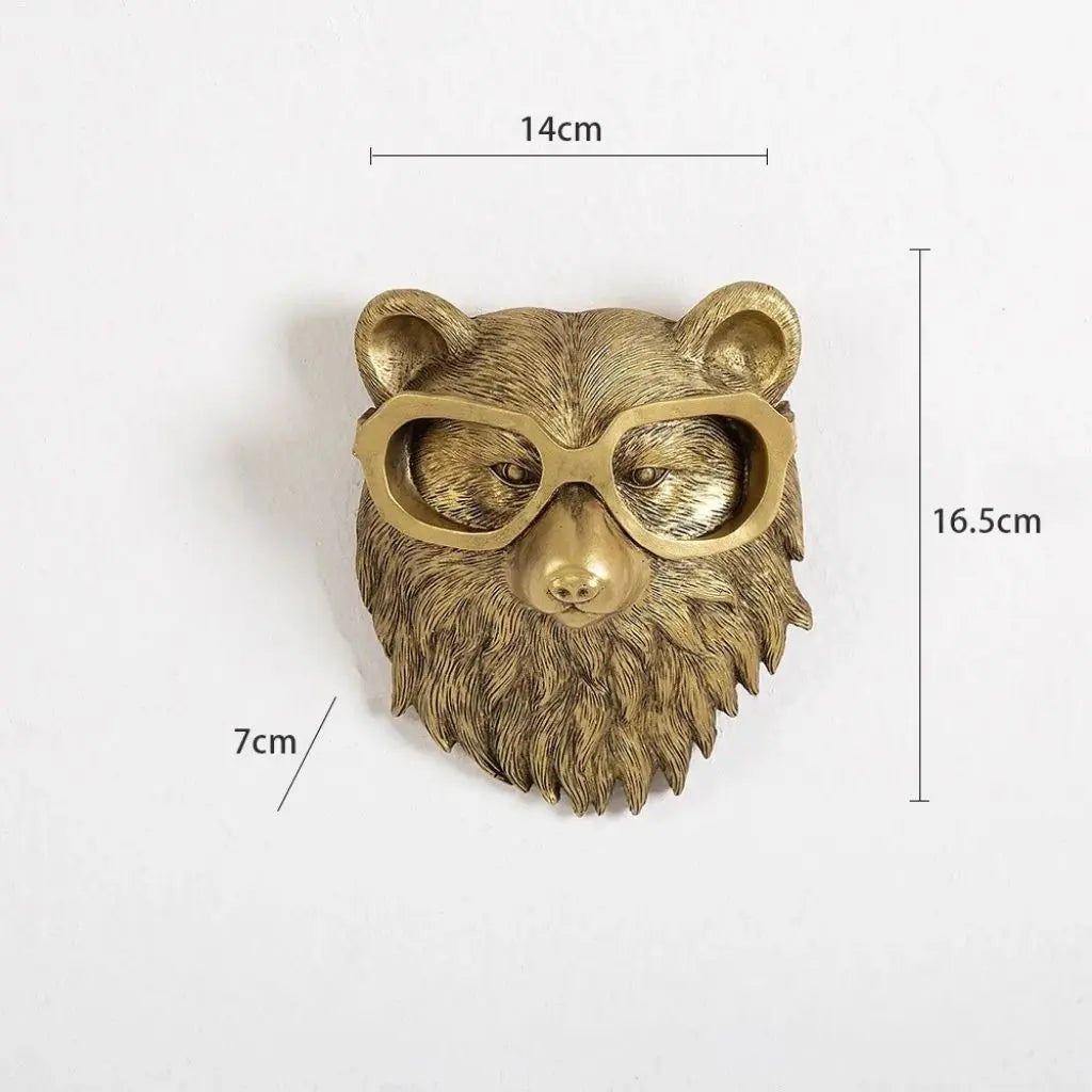 Aldric Bronze Animal Wall Décor