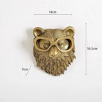 Aldric Bronze Animal Wall Décor