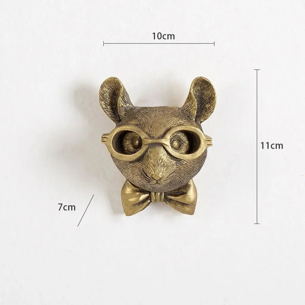 Aldric Bronze Animal Wall Décor