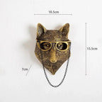 Aldric Bronze Animal Wall Décor