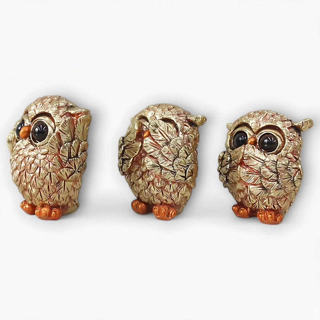 Alliem Gilded Owl Trio