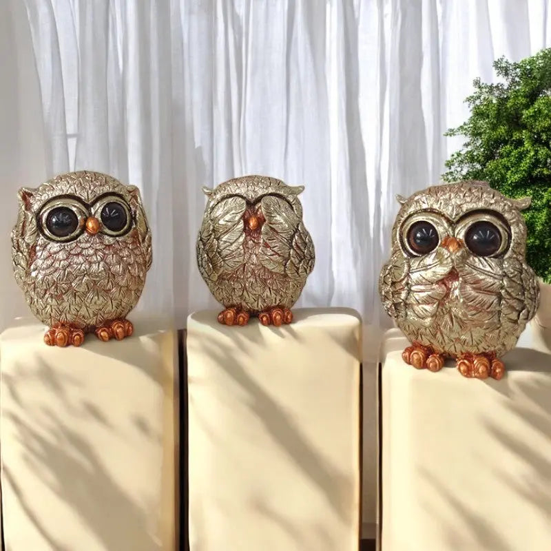 Alliem Gilded Owl Trio