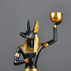 Anubis Candle Holder Set