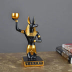 Anubis Candle Holder Set