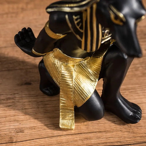 Anubis Egyptian Wine Bottle Holder