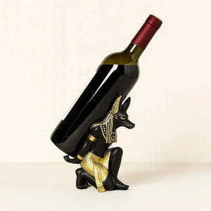 Anubis Egyptian Wine Bottle Holder