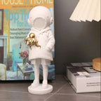 Astronaut Diver Statue With Octopus