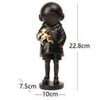 Astronaut Diver Statue With Octopus