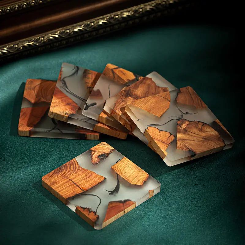 Avery Resin Coaster Set