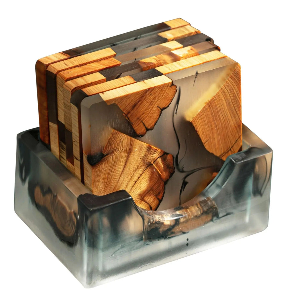 Avery Resin Coaster Set