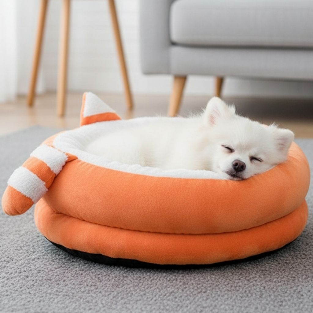 Rocco Round Plush Pet Bed