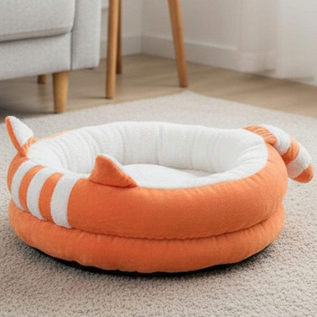 Rocco Round Plush Pet Bed