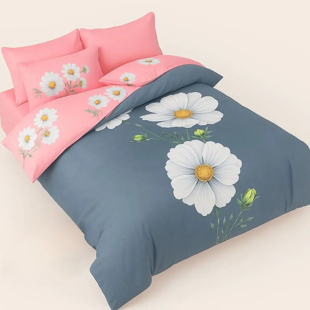 Lila Brushed Cashmere Cotton Bedding Set