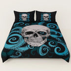 Jaxon 3-Skull Quilt  Piece Bedding Set