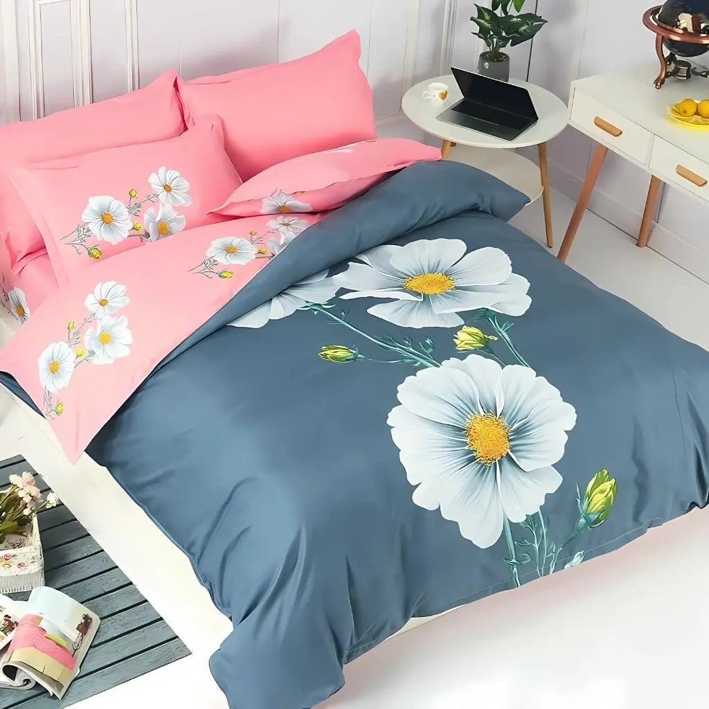 Lila Brushed Cashmere Cotton Bedding Set