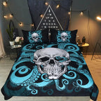 Jaxon 3-Skull Quilt  Piece Bedding Set