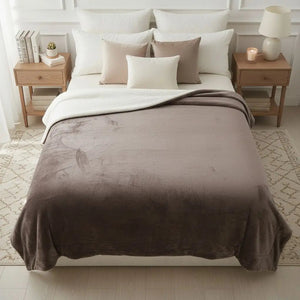 Sienna Velvet Sherpa Fleece Blanket