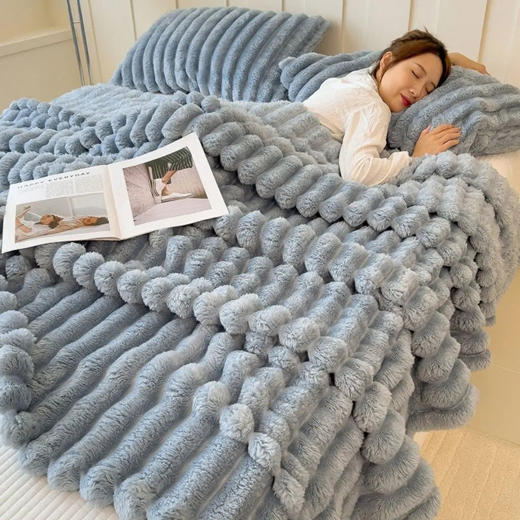 Arden Heavy Flannel Plush Blanket