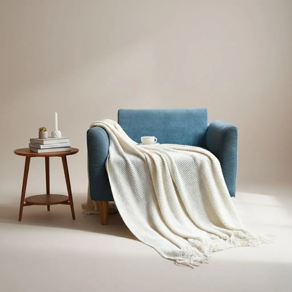 Pine Weave Knit Throw Blanket