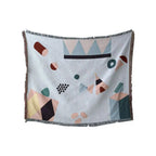 Nova Geometric Cotton Blend Sofa Blanket