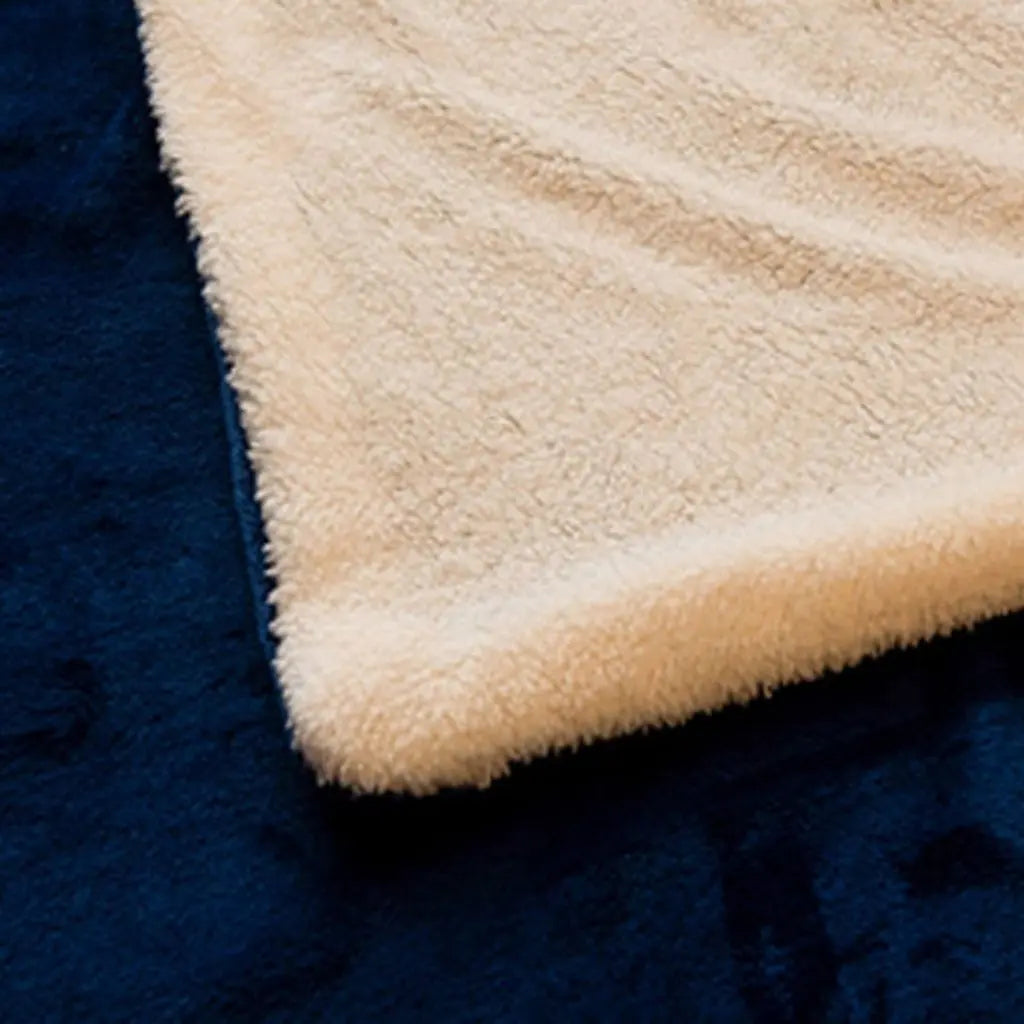 Lena Sherpa Dual Sided Soft Throw Blanket