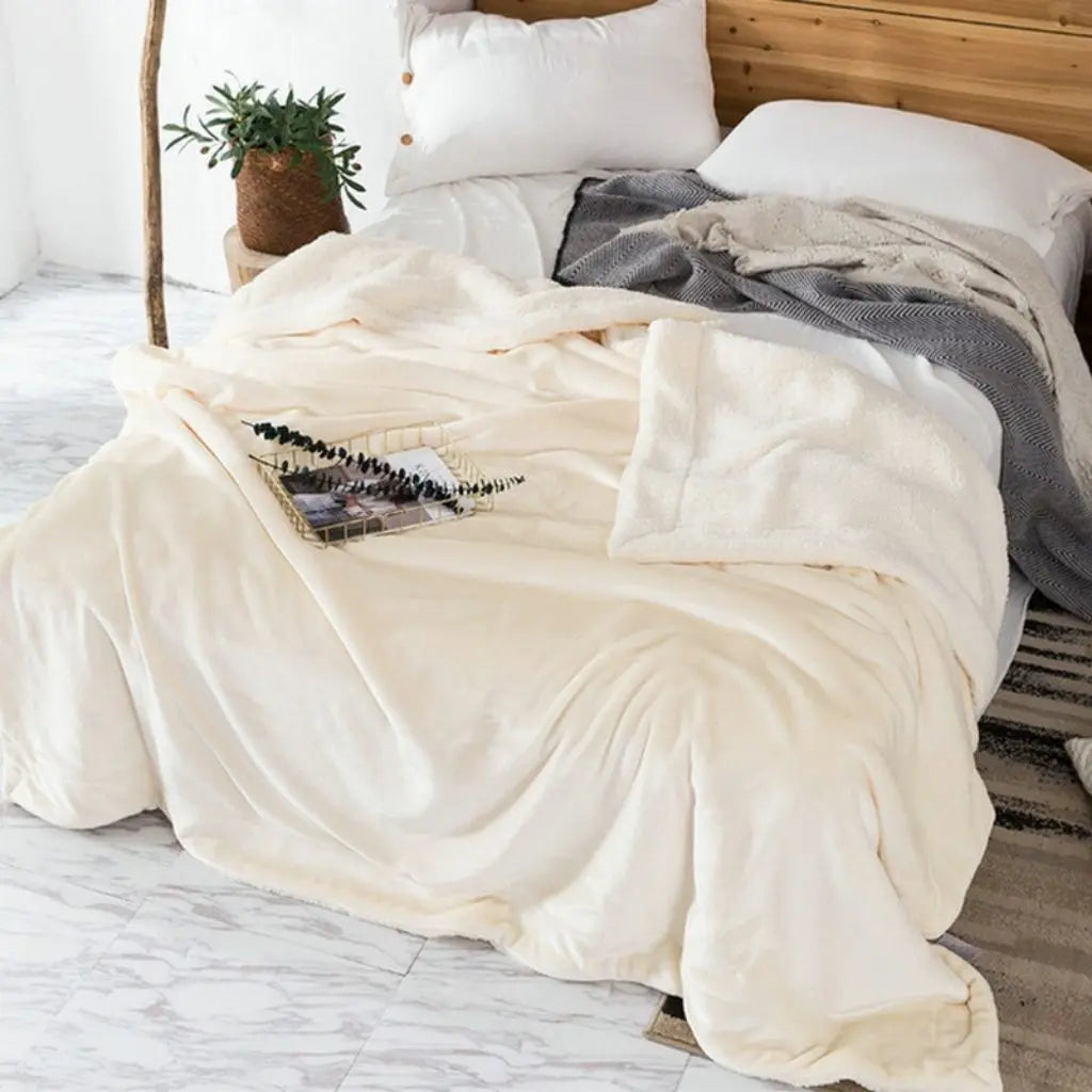 Sienna Velvet Sherpa Fleece Blanket