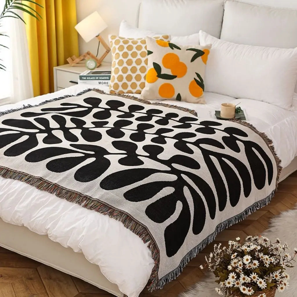 Artistic Soft Woven Throw Blanket