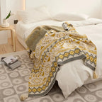 Elena Boho Tassel Throw Blanket