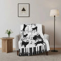 Milo Cat Piano Flannel Blanket
