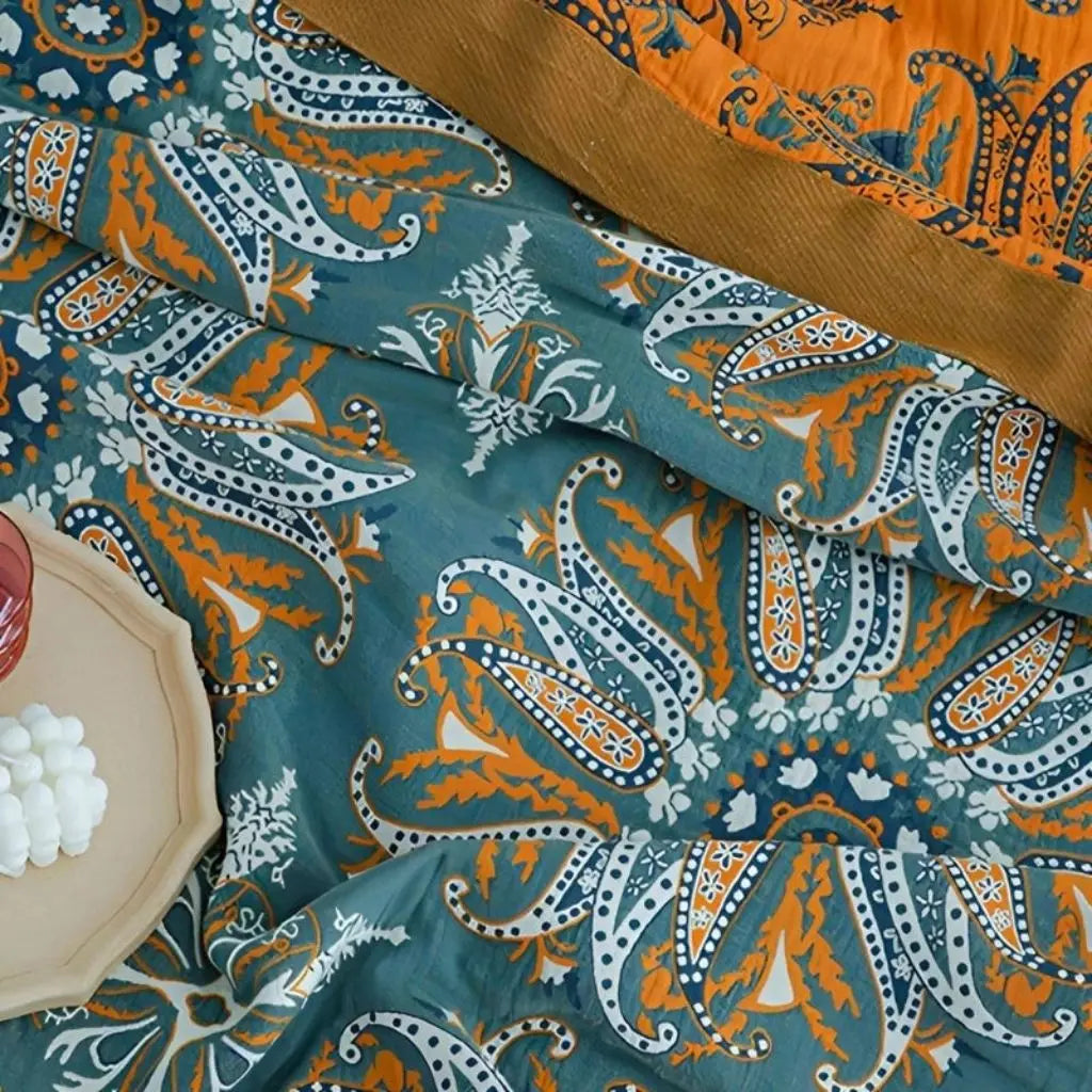 Arlo Cotton Double-Layer Soft Breathable Blanket