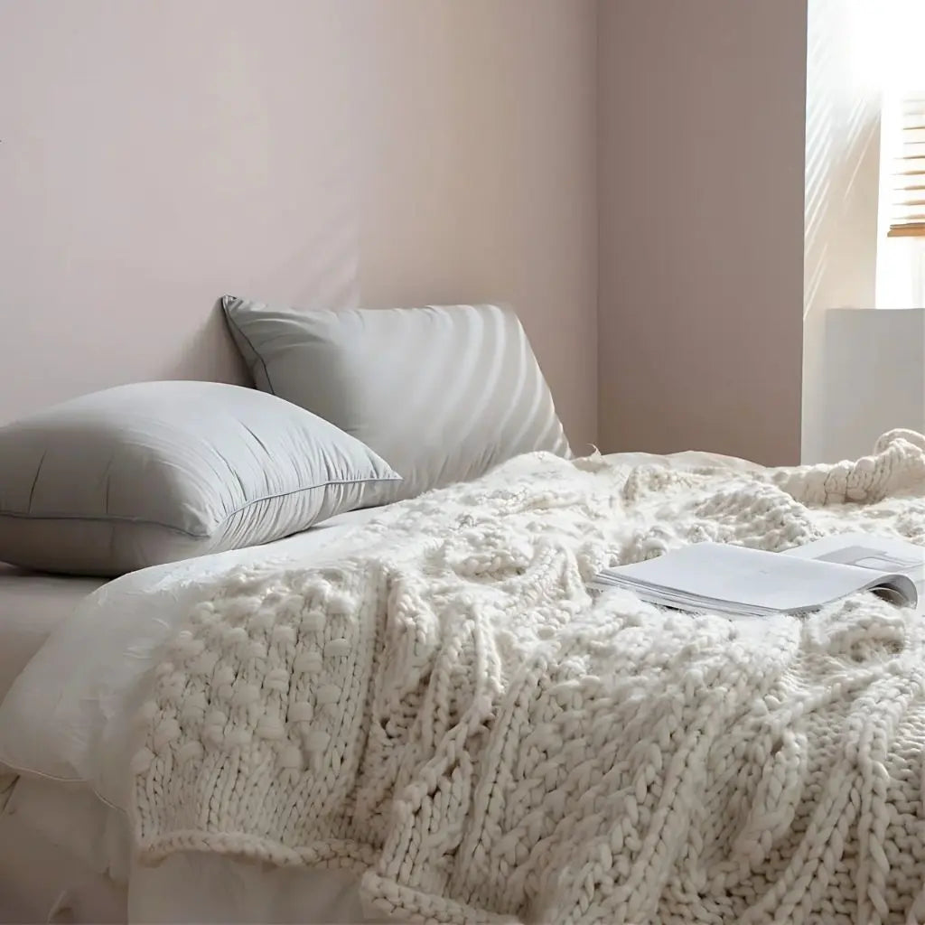 Evelyn Handwoven Icelandic Wool Blanket