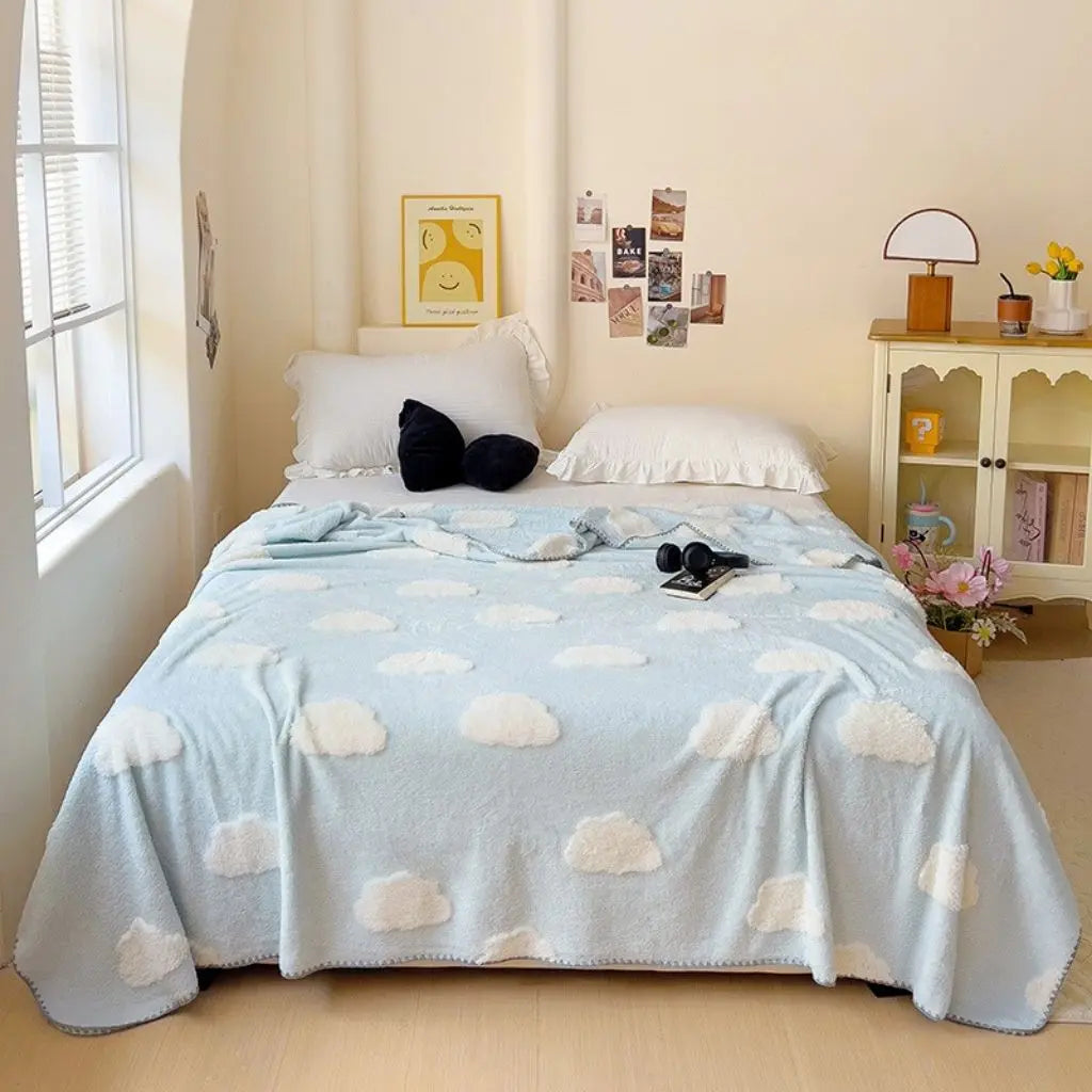Luna Coral Fleece Blanket