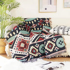 Zahara Boho Cotton Sofa Blanket