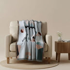 Nova Geometric Cotton Blend Sofa Blanket