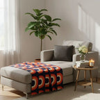 Opheel Rainbow Cotton Knit Blanket
