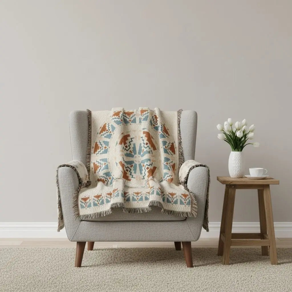 Selene Tarot Woven Throw Blanket