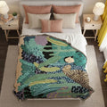 Artistic Soft Woven Throw Blanket
