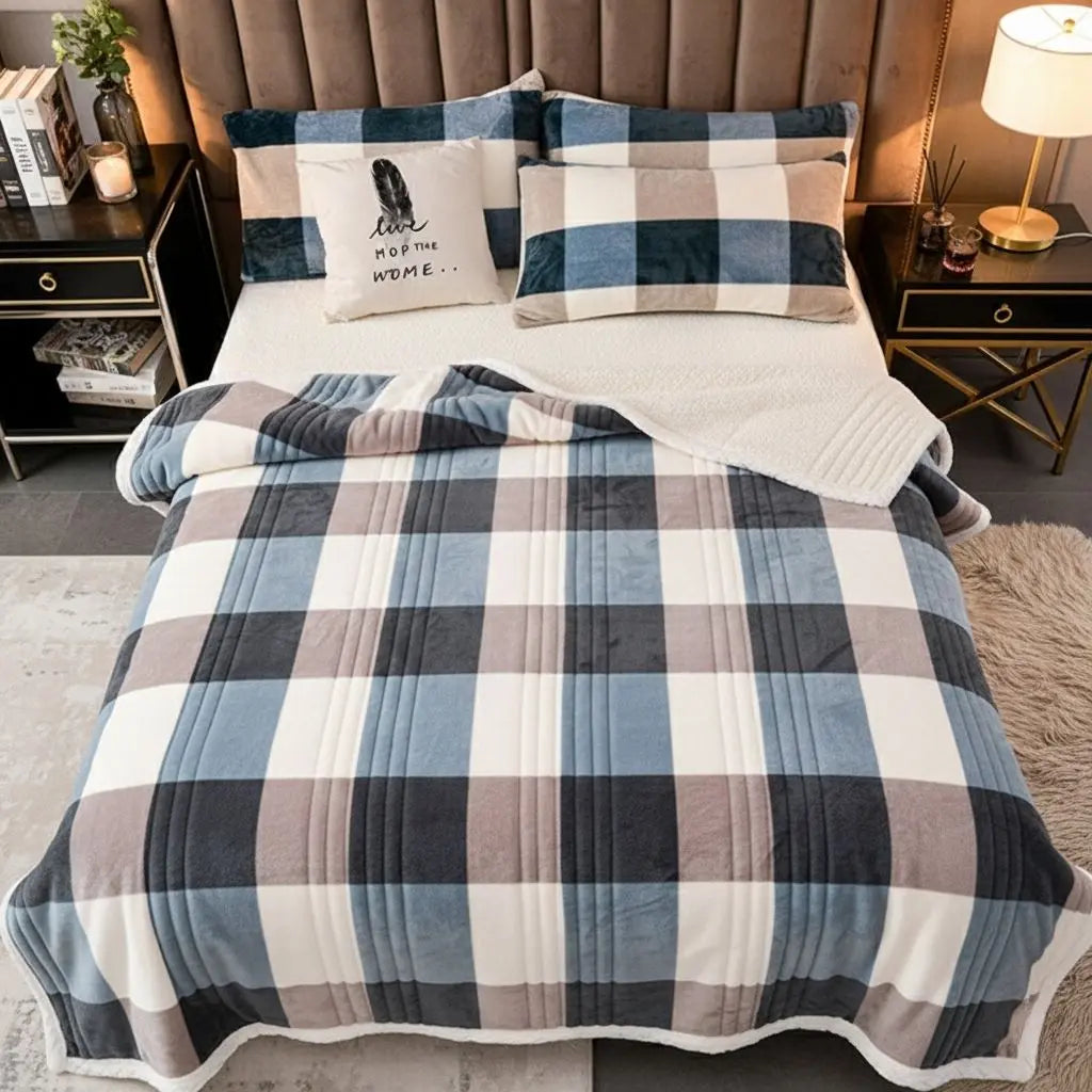 Amelia Soft Cashmere Layered Blanket
